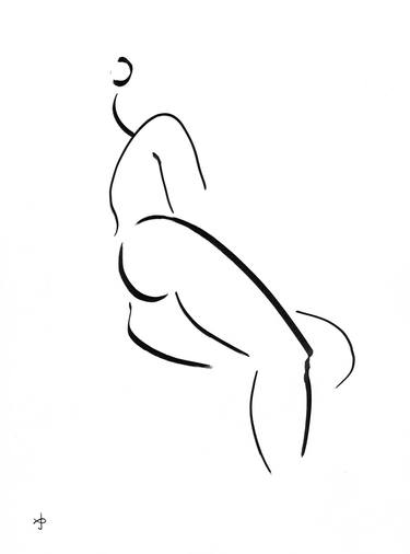 Original Figurative Nude Drawings by David Jones