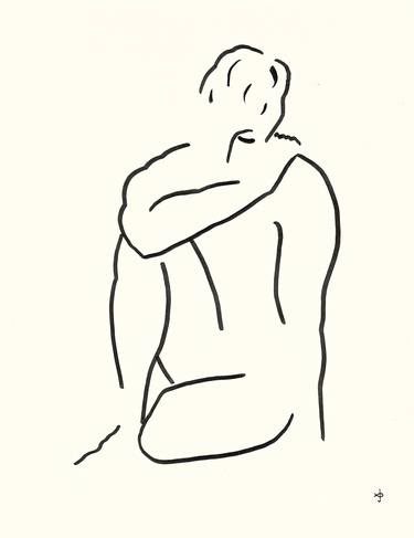 Print of Figurative Men Drawings by David Jones