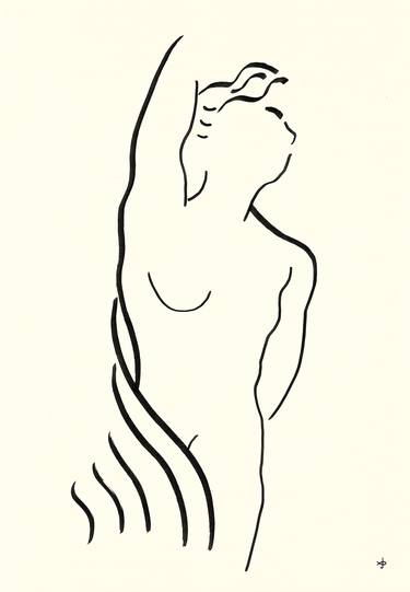 Original Minimalism Classical mythology Drawings by David Jones