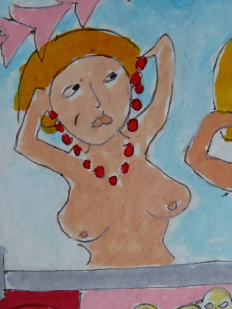 Original Realism Women Drawing by Patrick Szymanek