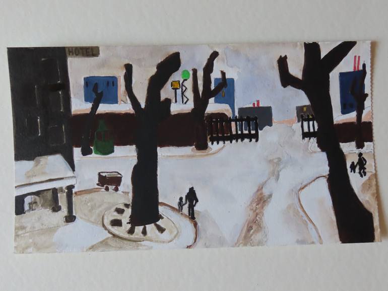 Original Realism Landscape Drawing by Patrick Szymanek