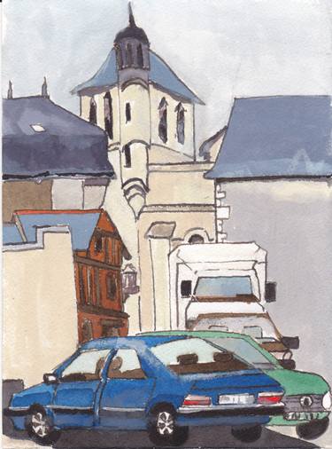 France - Thouars - Poitou - Doctor Verrier street - Rue du Docteur-Verrier thumb