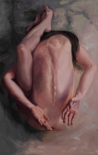 Original Nude Painting by Alba Romera