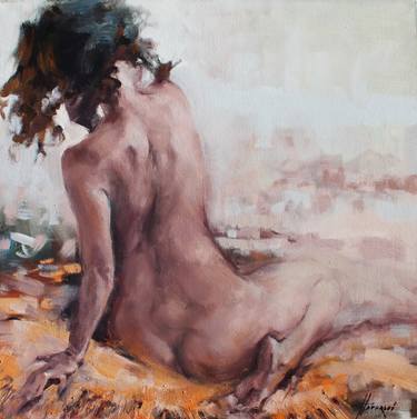 Original Erotic Painting by Henadzy Havartsou