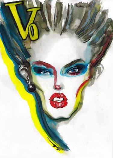 Print of Fashion Paintings by Anya Dee