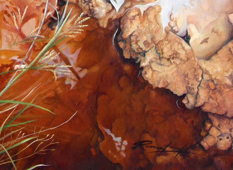 Original Documentary Nature Painting by Diana Riesco Lind