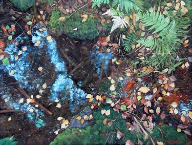 Original Figurative Nature Painting by Diana Riesco Lind