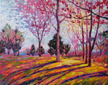 Original Impressionism Landscape Paintings by celine  K yong