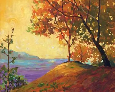 Original Impressionism Landscape Paintings by celine  K yong