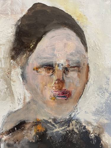 Original Abstract Expressionism Portrait Paintings by Judith Skillman