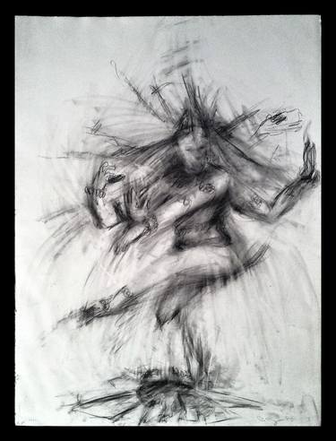 Original Expressionism Classical mythology Drawings by Lisa Pegnato