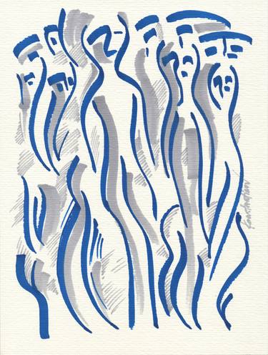 Print of Figurative Nude Drawings by Artyom Konstantinov