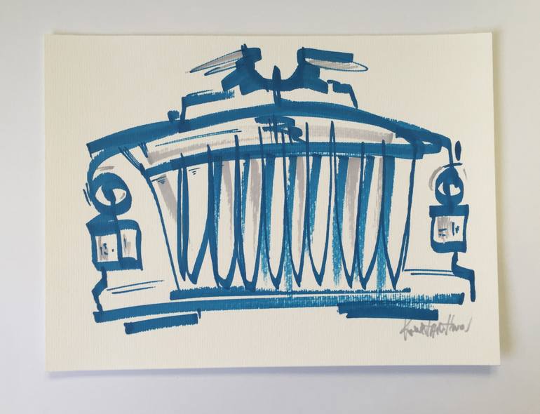 Original Conceptual Men Drawing by Artyom Konstantinov