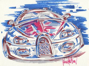Print of Car Drawings by Artyom Konstantinov
