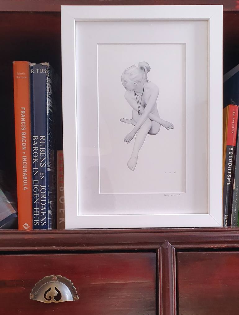 Original Expressionism Nude Mixed Media by Ruben Breugelmans