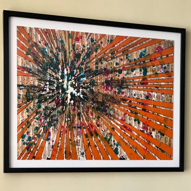 Original Abstract Painting by Kevin Cross