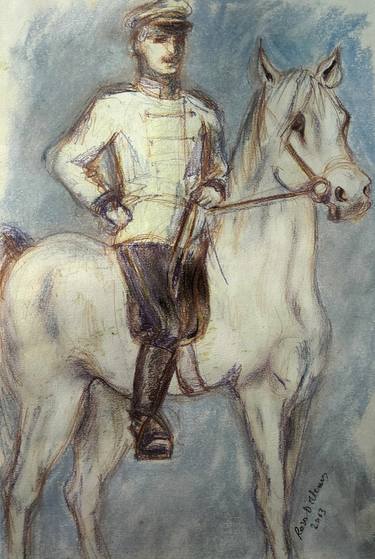 Soldier in horseback. A learning study thumb