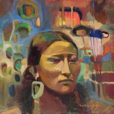 Original Figurative Portrait Paintings by Michele West