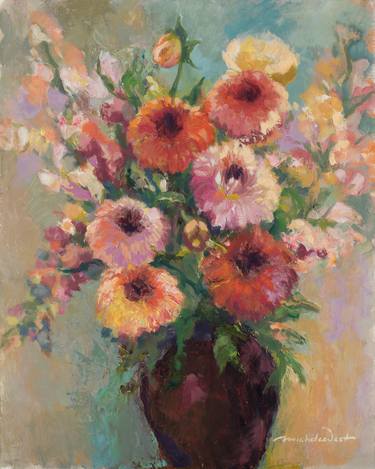 Original Fine Art Floral Paintings by Michele West