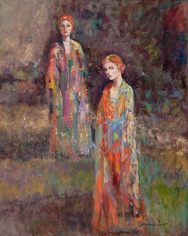 Print of Figurative Women Paintings by Michele West