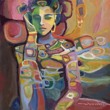 Original Abstract Expressionism Women Paintings by Michele West