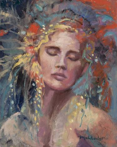 Original Figurative Women Paintings by Michele West