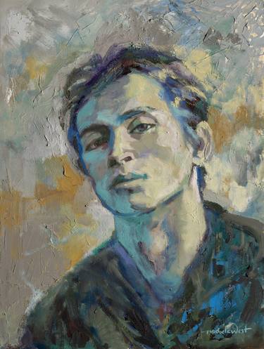 Original Figurative Men Paintings by Michele West