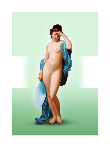 Print of Nude Digital by José Luis Guerrero