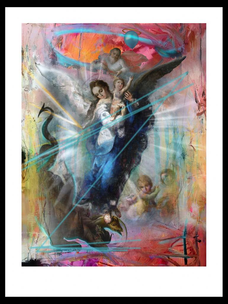 Original Abstract Religion Digital by José Luis Guerrero