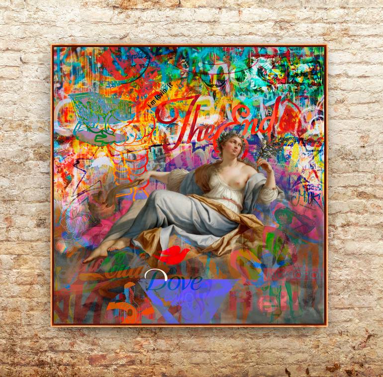 Original Abstract Other Mixed Media by José Luis Guerrero