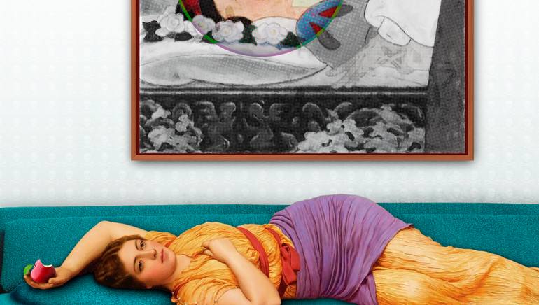 Original Expressionism Pop Culture/Celebrity Mixed Media by José Luis Guerrero