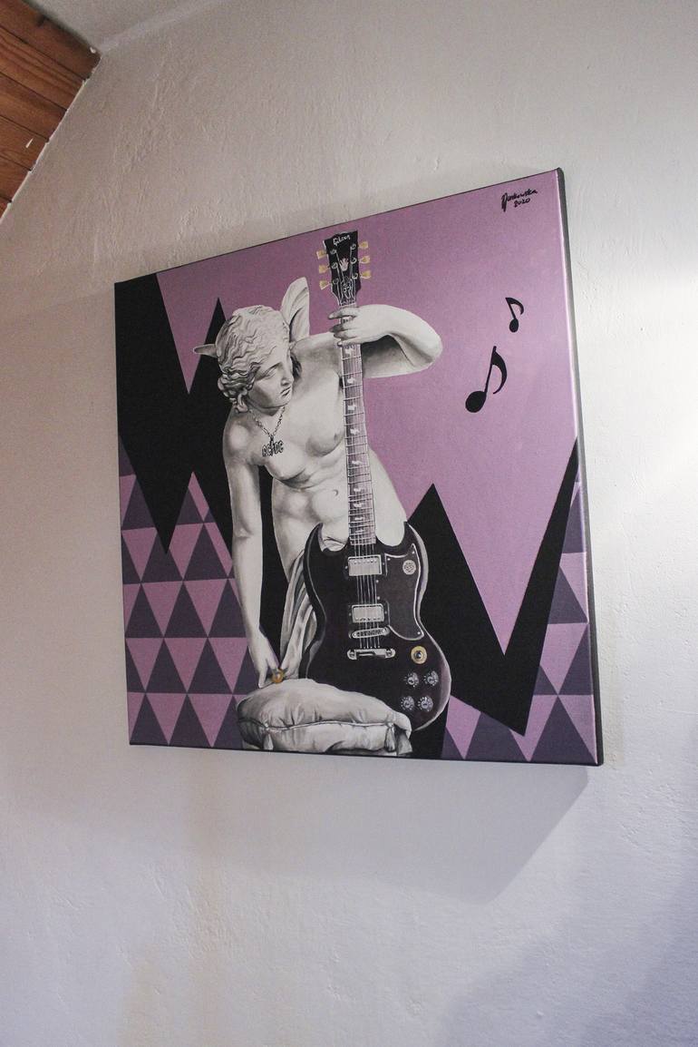 Original Pop Art Music Painting by Zuzanna Jankowska