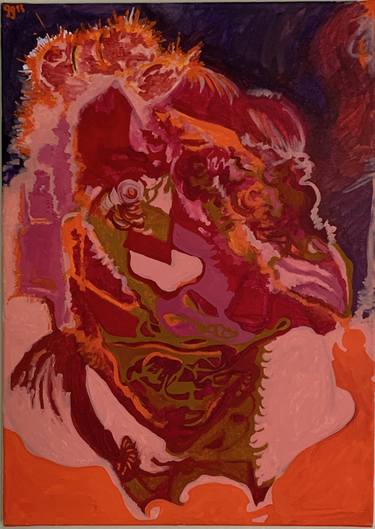 Original Abstract Expressionism Abstract Painting by Gianluca Galeota