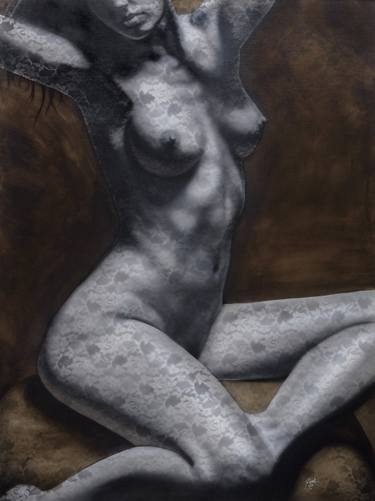 Print of Figurative Nude Paintings by Sir Peter Polyak
