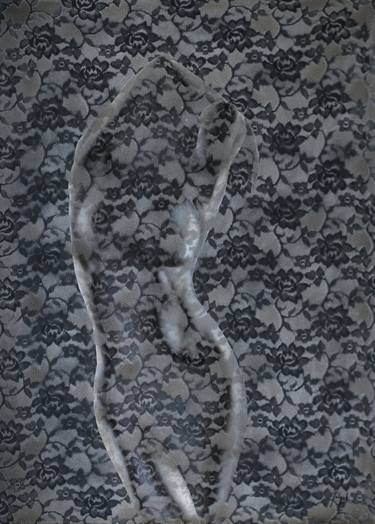 Original Figurative Nude Painting by Sir Peter Polyak