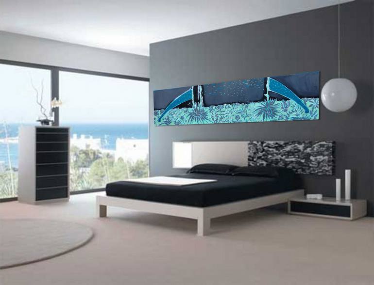 Original Abstract Expressionism Botanic Painting by Alla Volobuieva