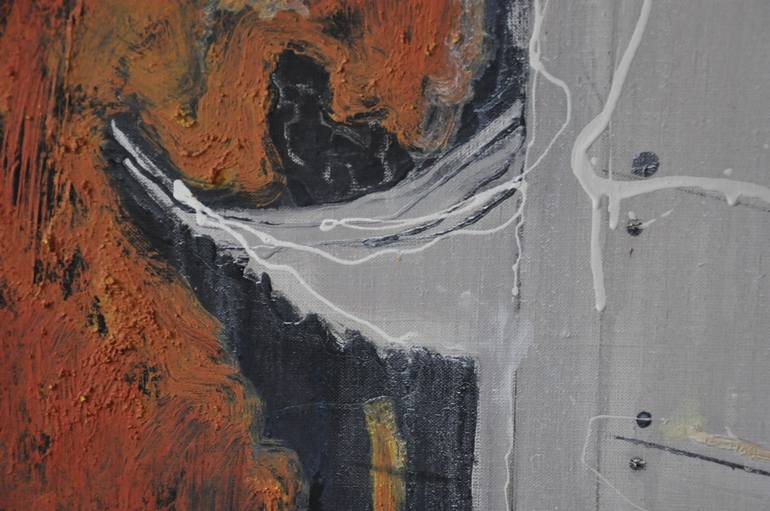 Original Art Deco Architecture Painting by Alla Volobuieva