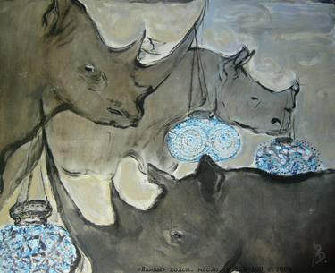 Original Animal Paintings by Alla Volobuieva