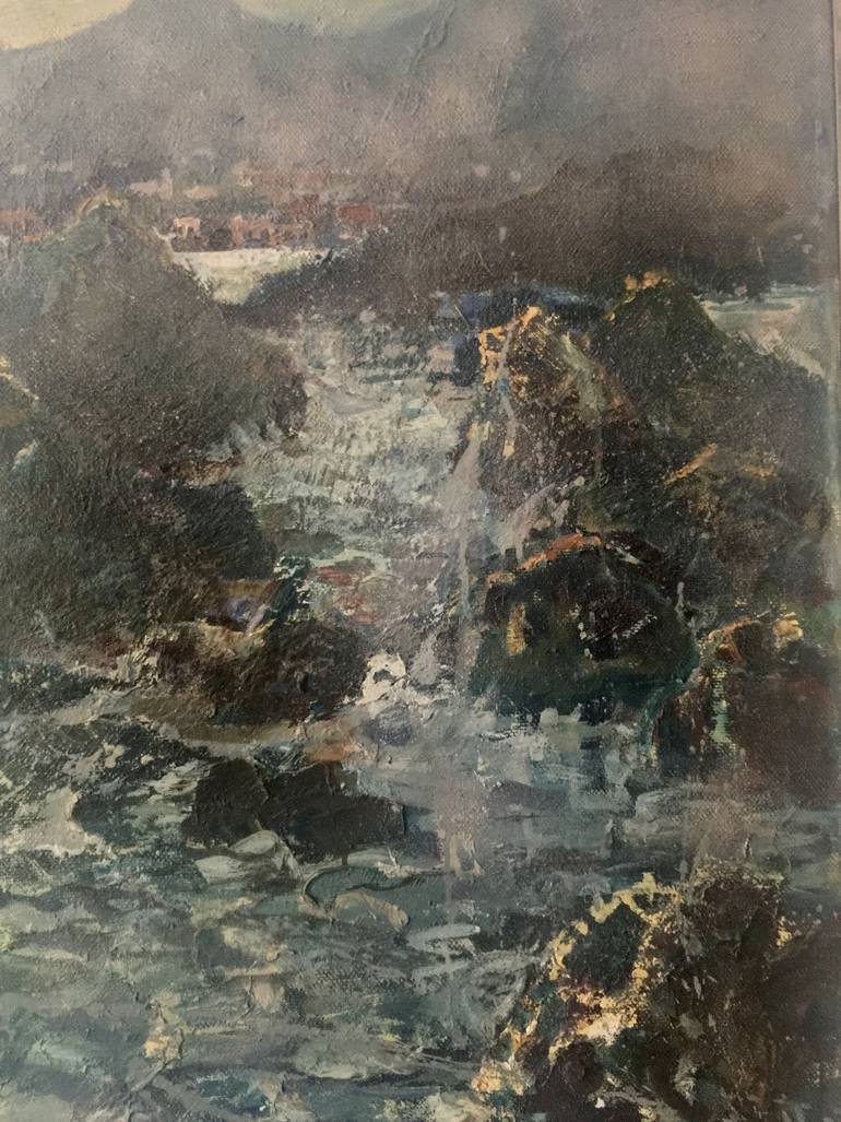 Original Conceptual Travel Painting by Alla Volobuieva