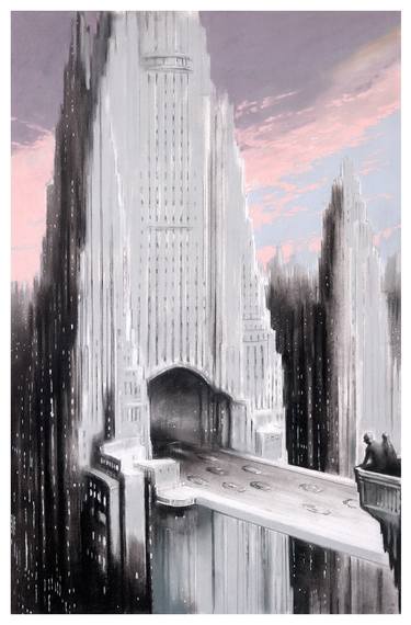 Print of Expressionism Cities Drawings by Scott Gillis