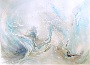 Print of Abstract Water Paintings by Emily Branch