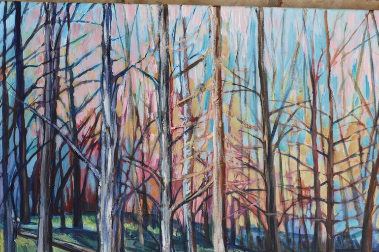 Original Modern Landscape Painting by Lisa Glickman