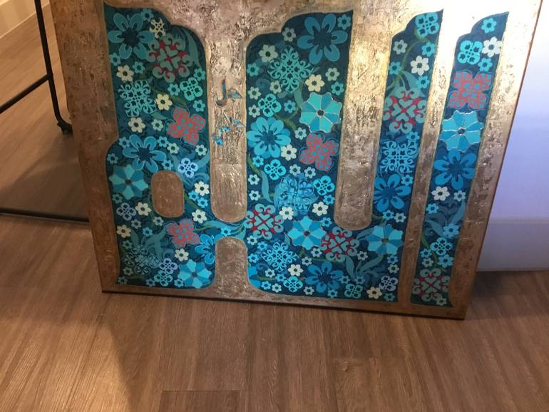 Original Abstract Expressionism Abstract Painting by Faten Ibrahim