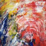 Mother of Love and Bliss, original expressionist abstract by Dmitri Matkovsky
