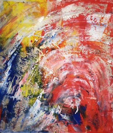 Mother of Love and Bliss, original expressionist abstract thumb
