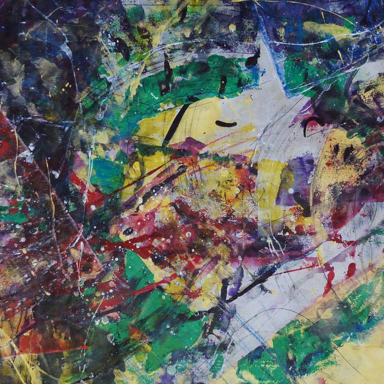 Original Abstract Painting by Dmitri Matkovsky