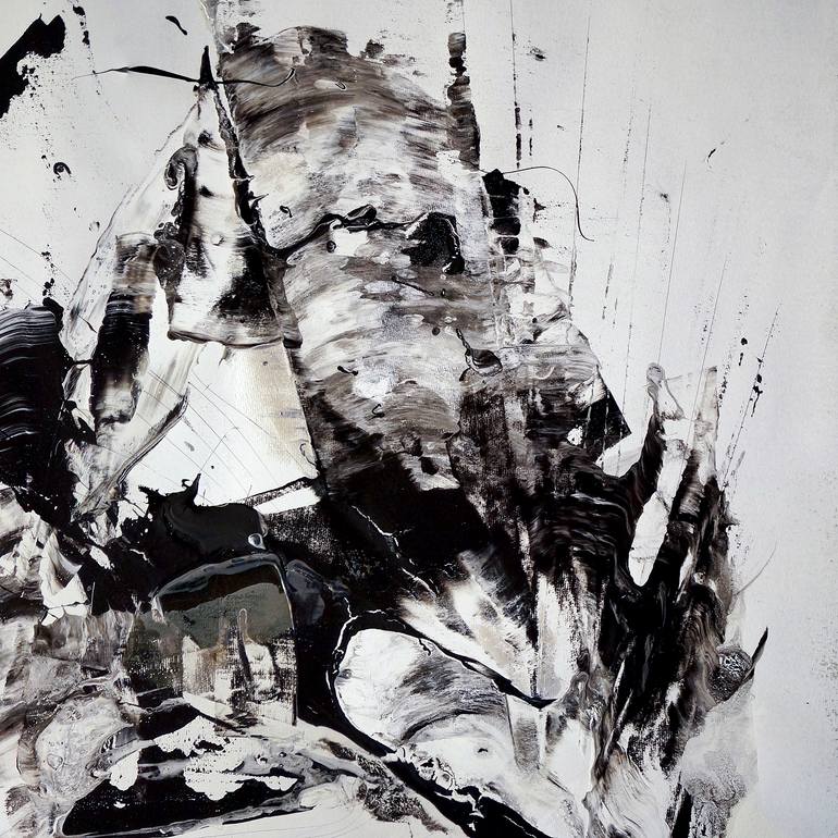 Original Abstract Expressionism Abstract Painting by Dmitri Matkovsky