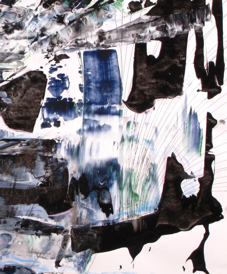 Original Abstract Expressionism Abstract Painting by Dmitri Matkovsky