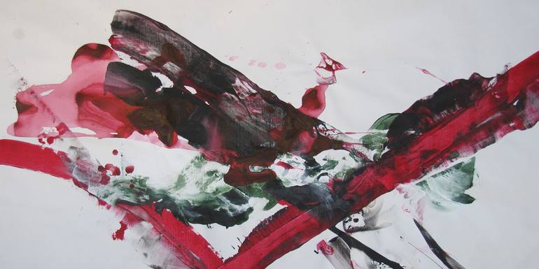 Original Abstract Expressionism Abstract Painting by Dmitri Matkovsky