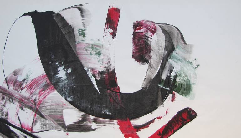 Original Abstract Expressionism Abstract Painting by Dmitri Matkovsky